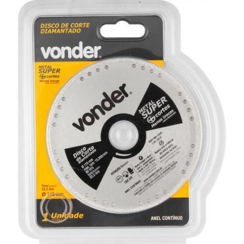 Disco diamantado liso 115 mm para metal