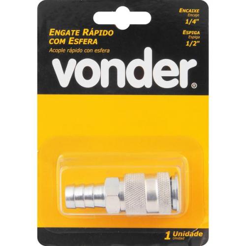 Engate r�pido com espig�o 1/2pol cartela com 1 p� 