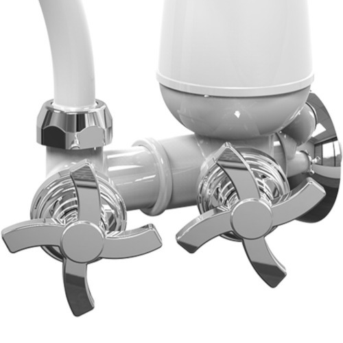 Torneira com filtro bica móvel de parede quadriseta - Acqua E05 Torneira com filtro bica móvel de parede quadriseta - Acqua E05