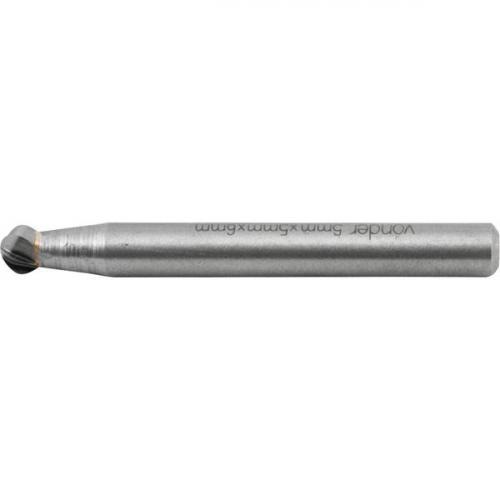 Lima rotativa esférica para alumínio 5 mm com haste 6 mm - 43.12.600.506 Lima rotativa esférica para alumínio 5 mm com haste 6 mm - 43.12.600.506