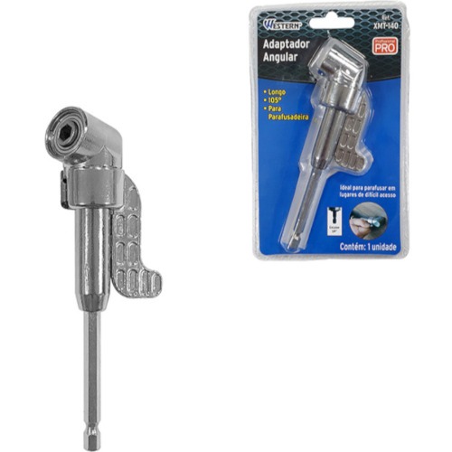 Adaptador angular 105� de soquete longo encaixe 1/4