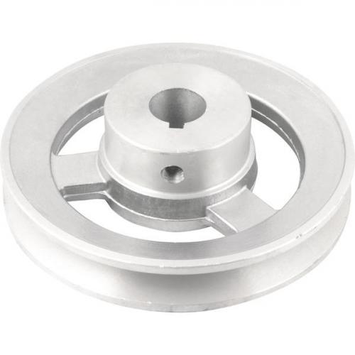 Polia de alum�nio 1 canal perfil A 120 mm com furo de 3/4