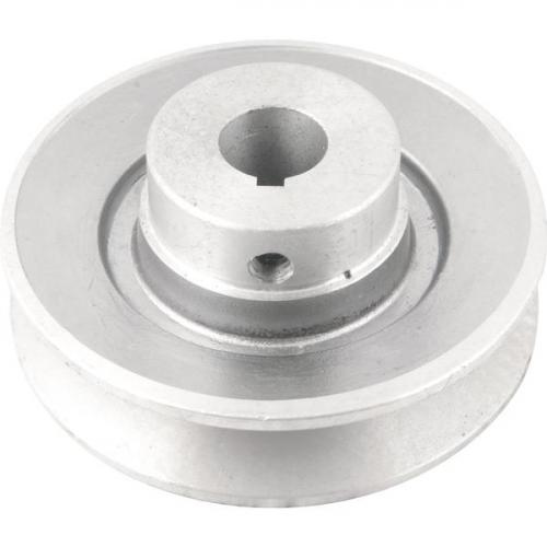Polia de alum�nio 1 canal perfil B 100 mm com furo de 3/4'' - 19,1 mm - 66.77.234.100
