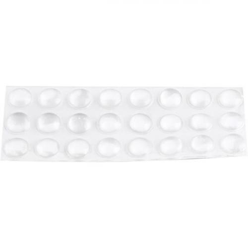 Protetor adesivo multiuso 8 mm com 24 peças Protetor adesivo multiuso 8 mm com 24 peças