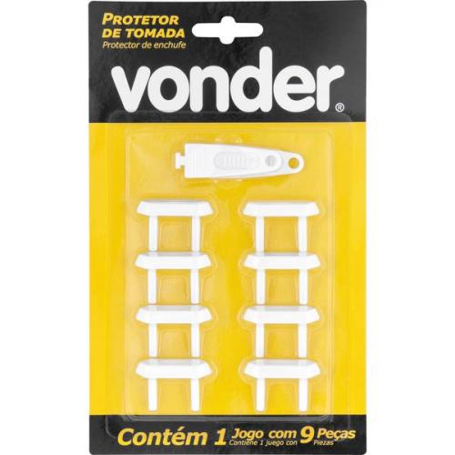 Protetor de tomada conjunto com 9 pe�as 