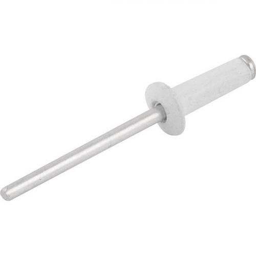 Rebite de repuxo 4,0 mm x 12 mm branco com 100 peças Rebite de repuxo 4,0 mm x 12 mm branco com 100 peças