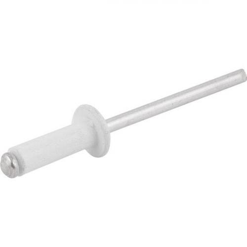 Rebite de repuxo 4,0 mm x 12 mm branco com 100 peças Rebite de repuxo 4,0 mm x 12 mm branco com 100 peças