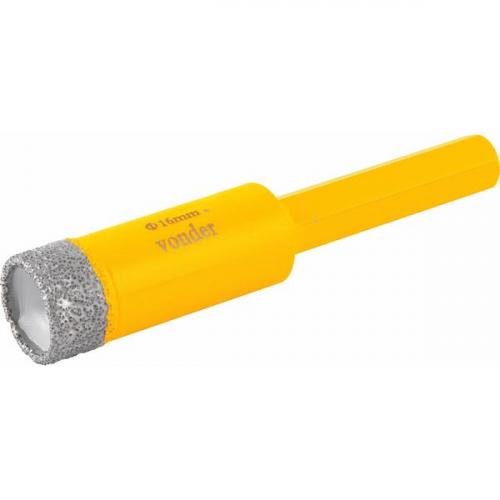 Serra copo diamantada 16 com haste de 8,3 mm Serra copo diamantada 16 com haste de 8,3 mm