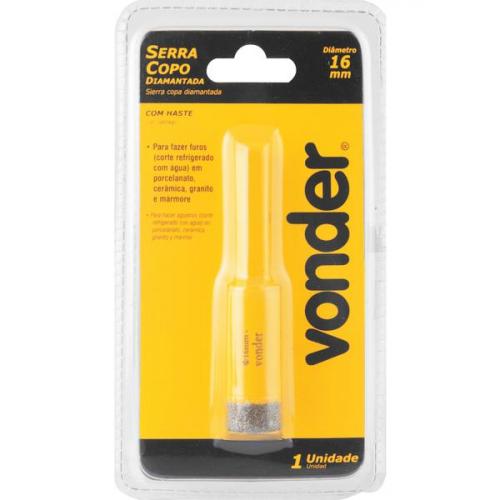 Serra copo diamantada 16 com haste de 8,3 mm Serra copo diamantada 16 com haste de 8,3 mm