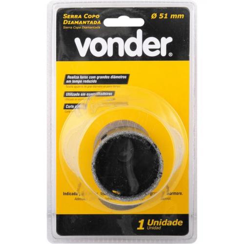 Serra copo diamantada 51 mm para esmerilhadeira