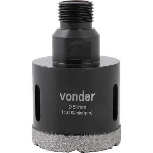 Serra copo diamantada 51 mm para esmerilhadeira