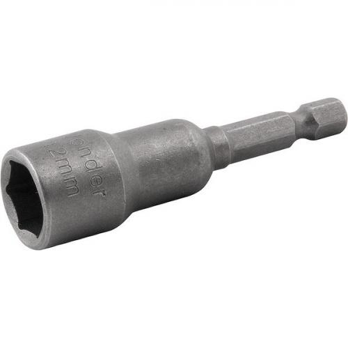Soquete magnético sextavado 12 mm x 65 mm encaixe 1/4'' - 3039000120 Soquete magnético sextavado 12 mm x 65 mm encaixe 1/4'' - 3039000120