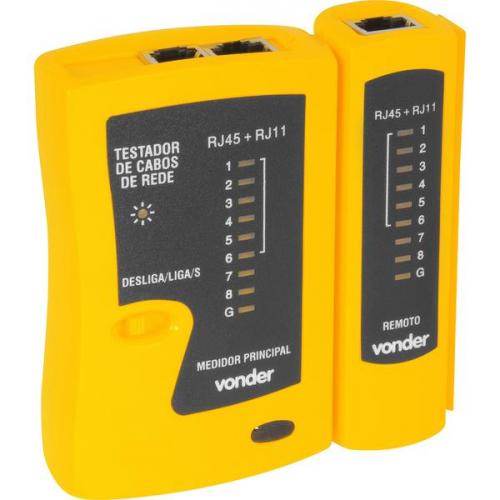 Testador de cabos de rede RJ11 / RJ12 e RJ45 - 38.70.111.245
