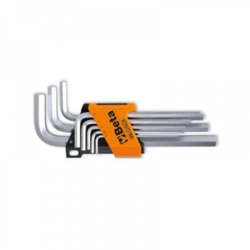Jogo de chave allen longa 2 a 10 mm com 8 peças - 96LC/SC8 Jogo de chave allen longa 2 a 10 mm com 8 peças - 96LC/SC8