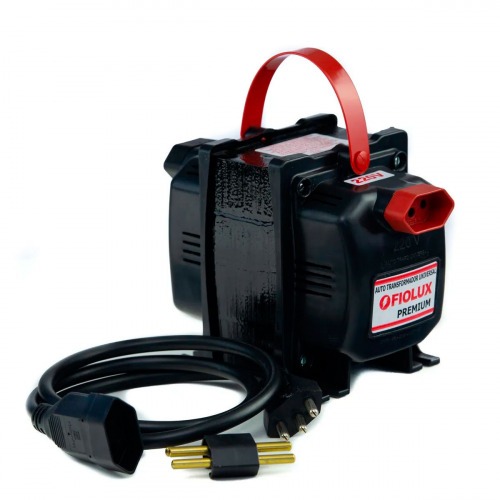 Transformador de voltagem 300 VA tripolar bivolt - Premium  110V/220V