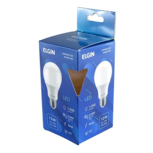 L�mpada led bulbo 12W 1050 l�mens branca fria - A60  110V/220V