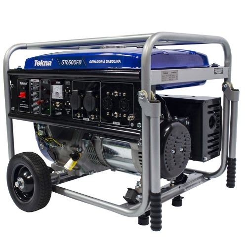 Gerador de energia 6,0 Kva a gasolina partida manual com AVR - GT6500FB 110V/220V Gerador de energia 6,0 Kva a gasolina partida manual com AVR - GT6500FB 110V/220V