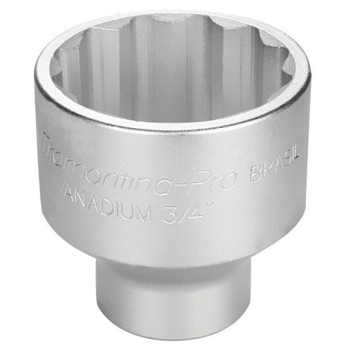 Soquete estriado 60 mm encaixe 3/4 Soquete estriado 60 mm encaixe 3/4