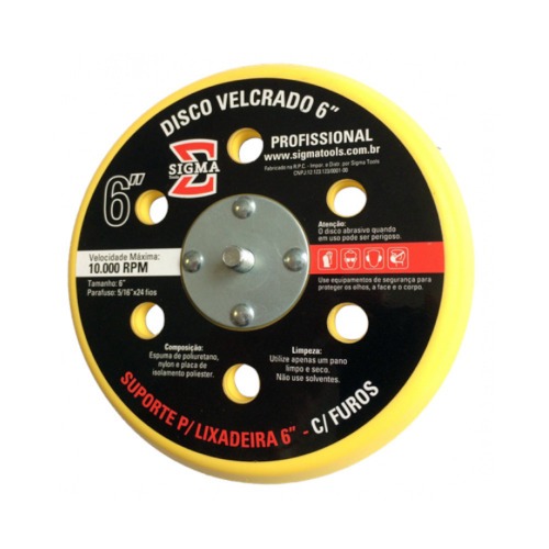 Disco com velcro 6