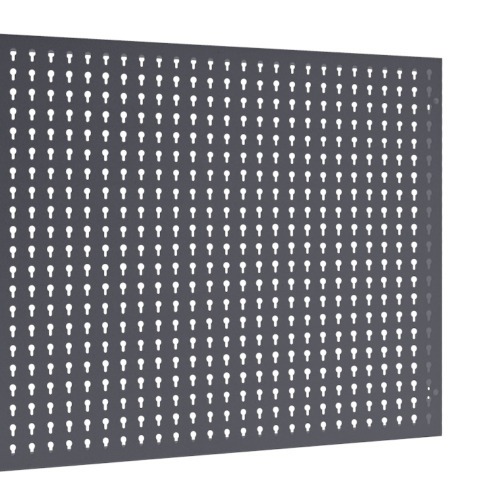 Painel para ferramentas metálico 725 x 575 mm com ganchos plásticos Painel para ferramentas metálico 725 x 575 mm com ganchos plásticos