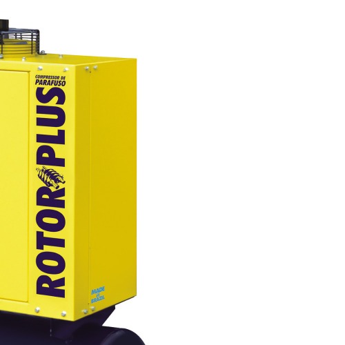 Compressor de ar de parafuso 6 hp 100 litros 8 bar trifásico 380V - Rotor Plus 6 Compressor de ar de parafuso 6 hp 100 litros 8 bar trifásico 380V - Rotor Plus 6