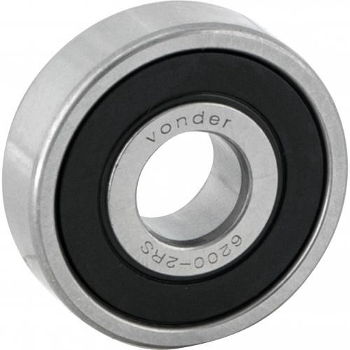 Rolamento r�gido de esfera 30 mm veda��o de borracha - 6200-2RS
