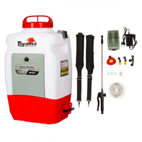 Pulverizador costal agrícola a bateria 12V 16 litros - TEBS16B Pulverizador costal agrícola a bateria 12V 16 litros - TEBS16B