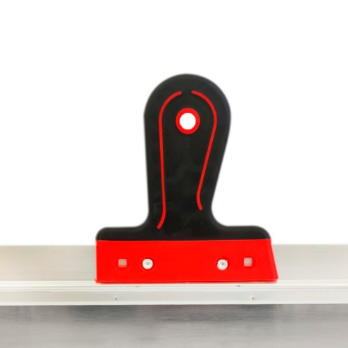 Esp�tula de a�o inox 450 mm cabo emborrachado