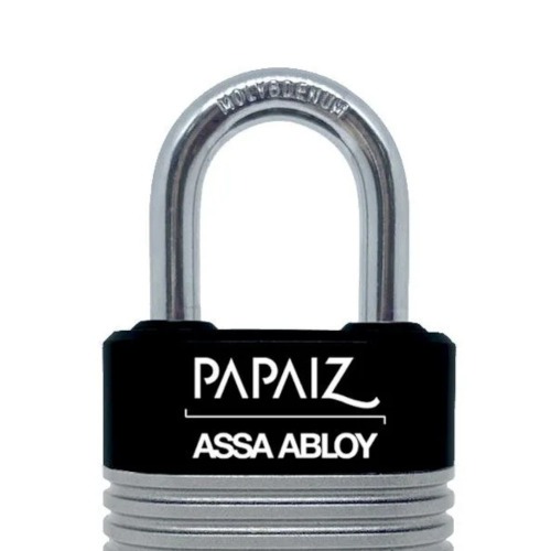 Cadeado em aço lâminado 40 mm com chave plana e capa de alta proteção Cadeado em aço lâminado 40 mm com chave plana e capa de alta proteção