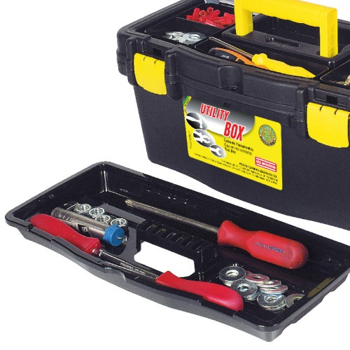 Caixa pl�stica para ferramentas 16