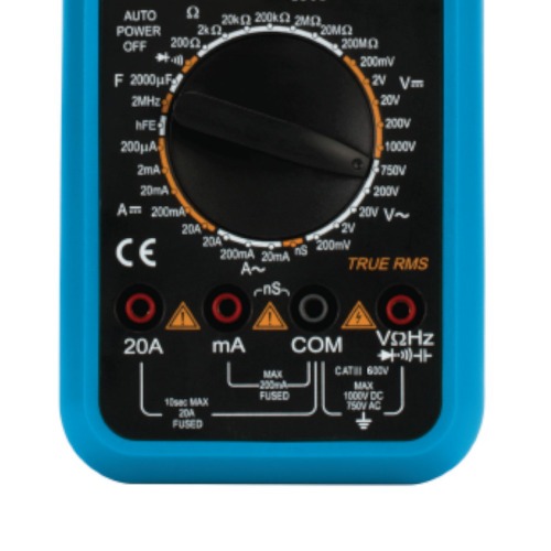 Mult�metro digital port�til CAT III 600V True RMS - ET-2703A