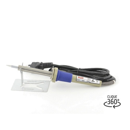 Ferro para solda 34 watts com suporte PLUS SC-40 110V Ferro para solda 34 watts com suporte PLUS SC-40 110V