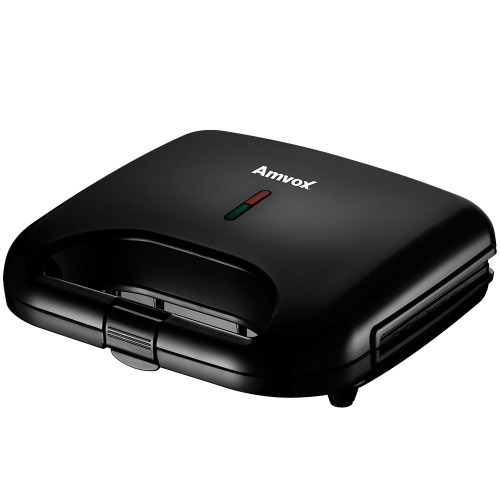 Sanduicheira Grill antiaderente 750 watts - AMS 370 Black  110V