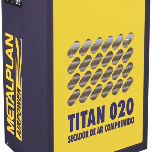 Secador de ar comprimido por refrigeração 20 pcm - Titan 020 220V Secador de ar comprimido por refrigeração 20 pcm - Titan 020 220V