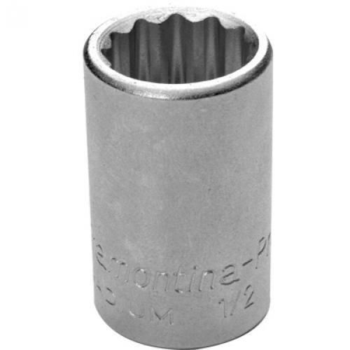 Soquete estriado 10 mm encaixe 1/2 Soquete estriado 10 mm encaixe 1/2
