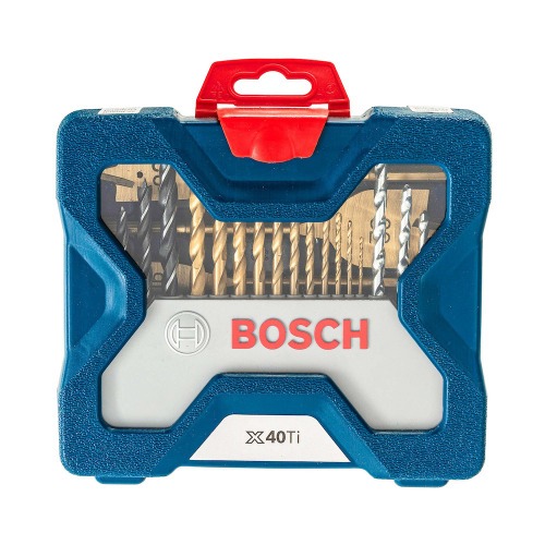 Jogo de brocas e pontas 40 peças com maleta - X-Line Jogo de brocas e pontas 40 peças com maleta - X-Line