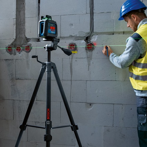 Nível a laser com 2 linhas verdes 360° alcance 10 metros - GLL 2-20 G Nível a laser com 2 linhas verdes 360° alcance 10 metros - GLL 2-20 G