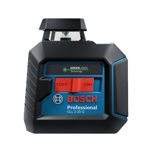 Nível a laser com 2 linhas verdes 360° alcance 10 metros - GLL 2-20 G Nível a laser com 2 linhas verdes 360° alcance 10 metros - GLL 2-20 G