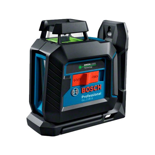 Nível a laser com 2 linhas verdes 360° alcance 10 metros - GLL 2-20 G Nível a laser com 2 linhas verdes 360° alcance 10 metros - GLL 2-20 G