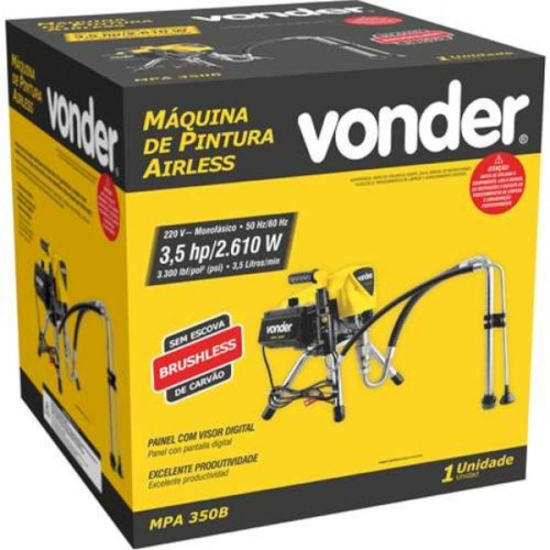 M�quina de pintura airless 3,5 hp 3.300 psi - MPA 350  220V