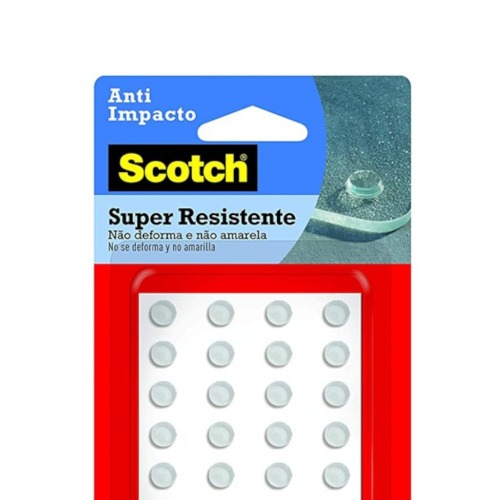 Protetor adesivo anti-impacto redondo 8 mm com 28 unidades - HB004263107