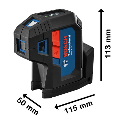 N�vel a laser verde 5 pontos alcance 30 metros -  GPL 5 G