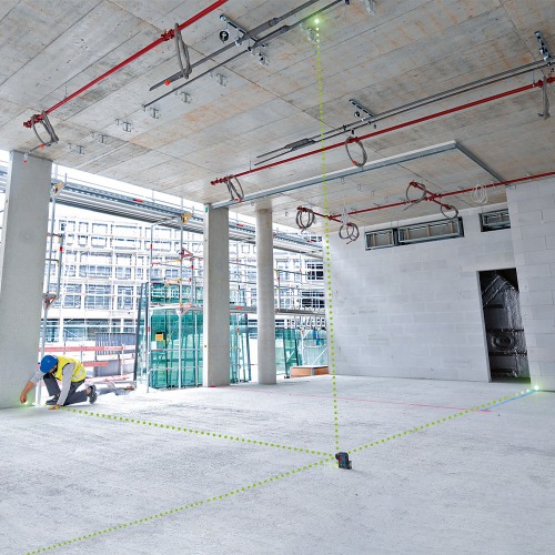 N�vel a laser verde 5 pontos alcance 30 metros -  GPL 5 G