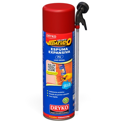 Espuma expansiva de poliuretano 500 ml - VEDATUDO
