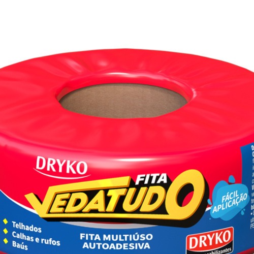 Fita manta asfáltica auto adesiva aluminizada multiuso 5 cm x 10 m - Vedatudo Fita manta asfáltica auto adesiva aluminizada multiuso 5 cm x 10 m - Vedatudo