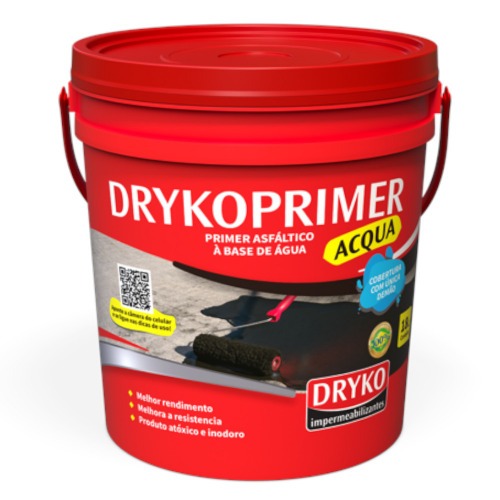 Primer asf�ltico 18l para mantas e fitas asf�lticas - DrykoPrimer