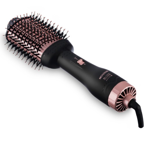 Escova secadora 1200W 3 em 1 Black Rose Argan - ES-14 220V Escova secadora 1200W 3 em 1 Black Rose Argan - ES-14 220V