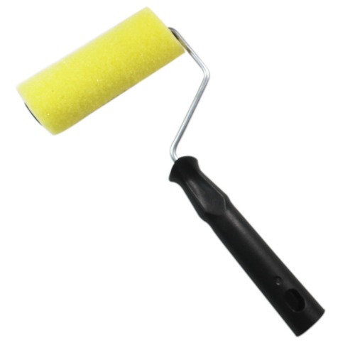 Rolo de espuma para pintura com suporte de 9 cm