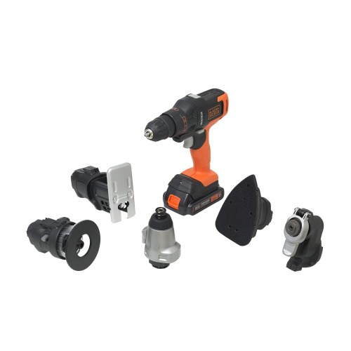 Kit Furadeira Parafusadeira a bateria 20V 6 em 1 - Matrix 110V/220V Kit Furadeira Parafusadeira a bateria 20V 6 em 1 - Matrix 110V/220V