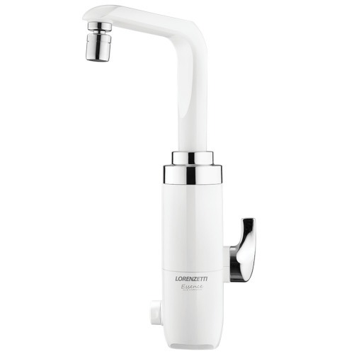 Torneira eletr�nica de mesa 5500 watts Branco Cromado - Essence  220V